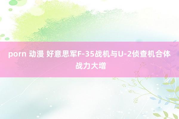 porn 动漫 好意思军F-35战机与U-2侦查机合体 战力大增